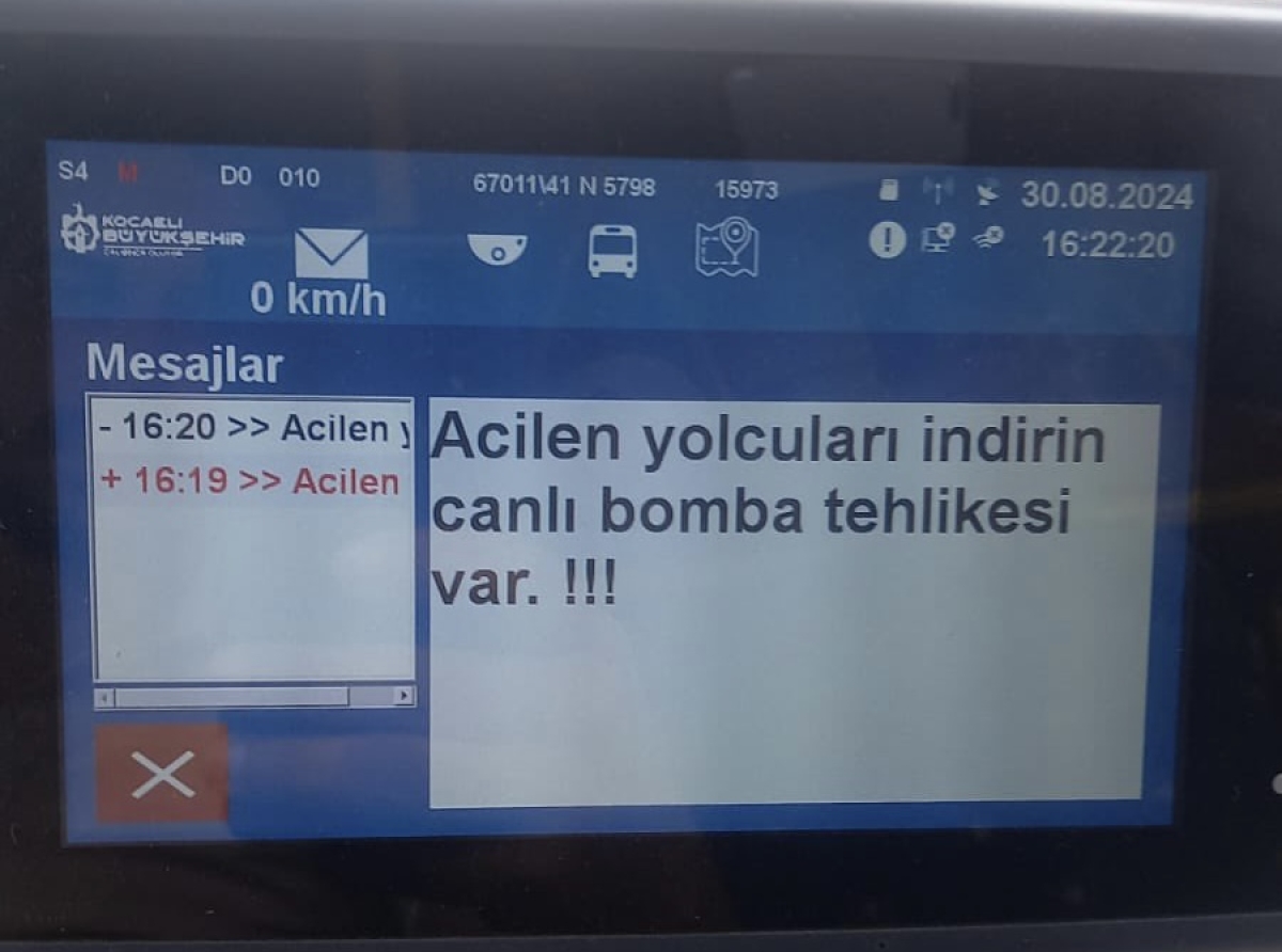 Kocaeli'de toplu taşıma uygulaması hacklendi, bomba ihbarı yapıldı: &quot;Biz geldik, İslam'ın fedaileri geldi!&quot;